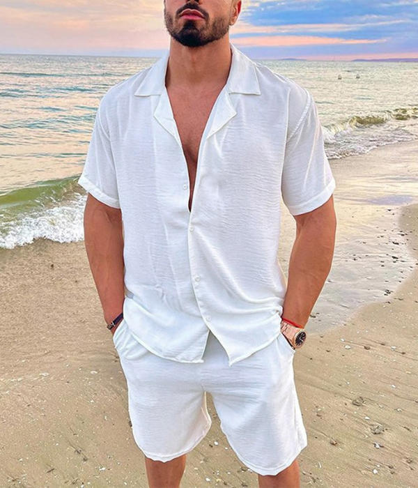 Men's Summer Leisure Set | Comfortable Casual Outfit-1
