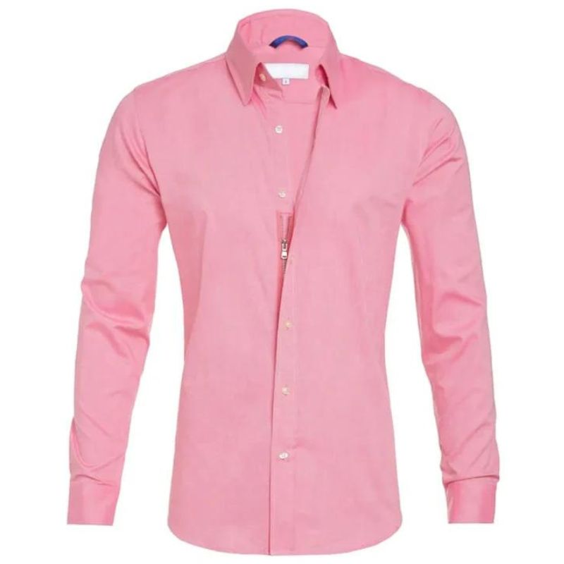Variant image for Men's Blouse Wrinkle-Free Zippered Design-50