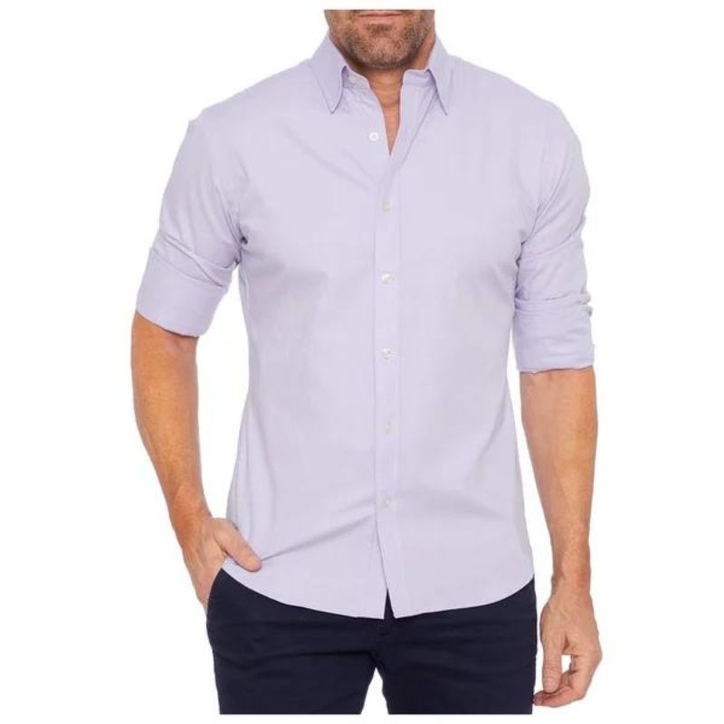 Variant image for Men's Blouse Wrinkle-Free Zippered Design-43