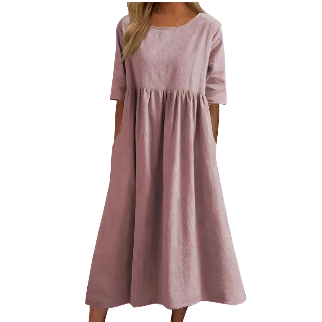 Variant image for Astrid | Women's White Summer Dress-41