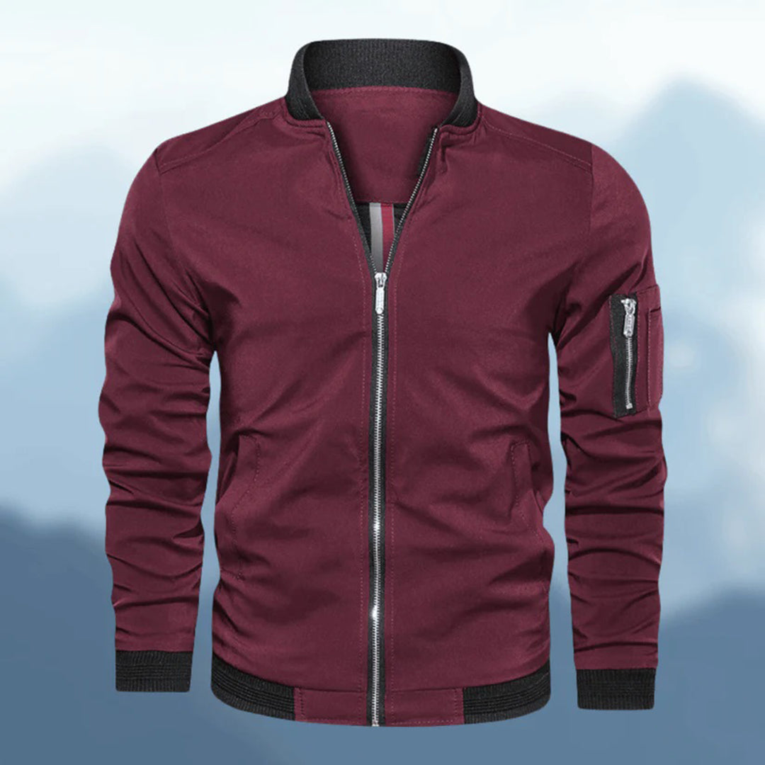 Variant image for Men's Jacket Polyester Lightweight Spring Outerwear-21