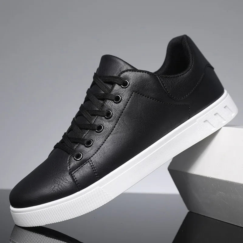 Men's Trainers Leather Casual Sneakers-2