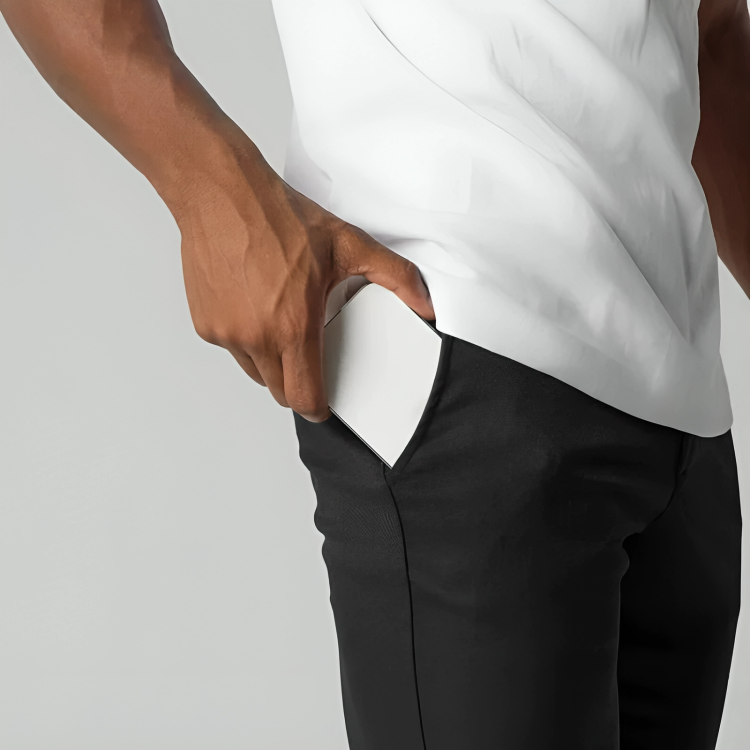 Men's Chino Pants Stretch Fabric Khaki-5