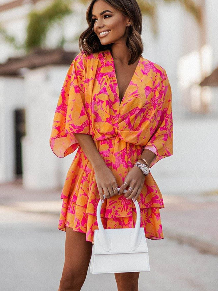 Nienke | Women's Boho Mini Dress for Summer-1
