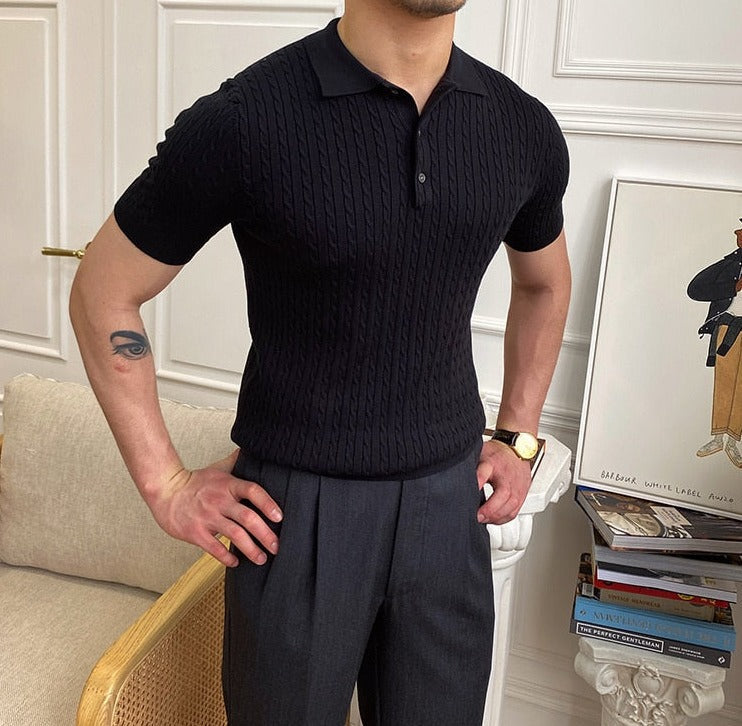 Men's Polo Shirt Cotton Classic Fit-2