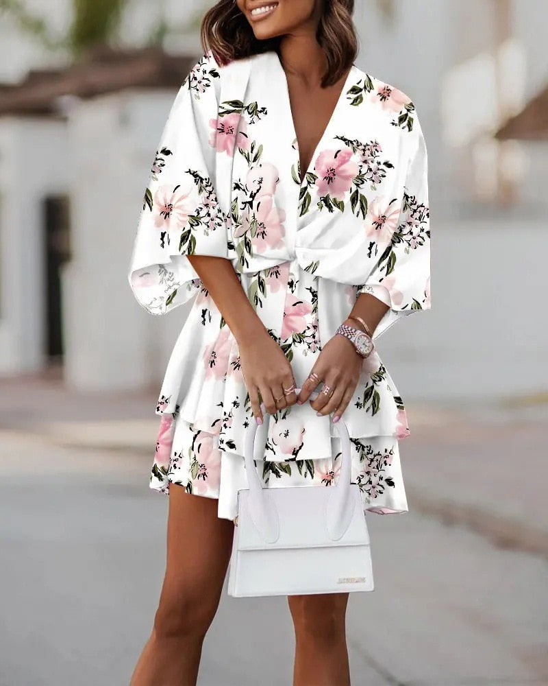 Nienke | Women's Boho Mini Dress for Summer-4