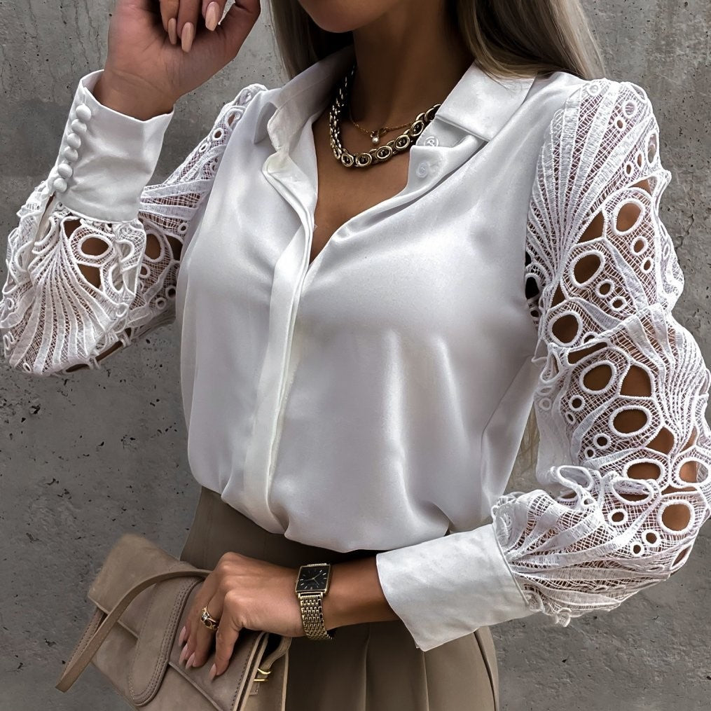Nienke | Women's Puff Sleeve Blouse-1