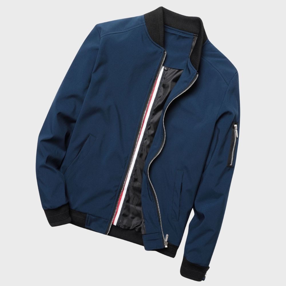 Men's Bomber Jacket Cotton Blend-2