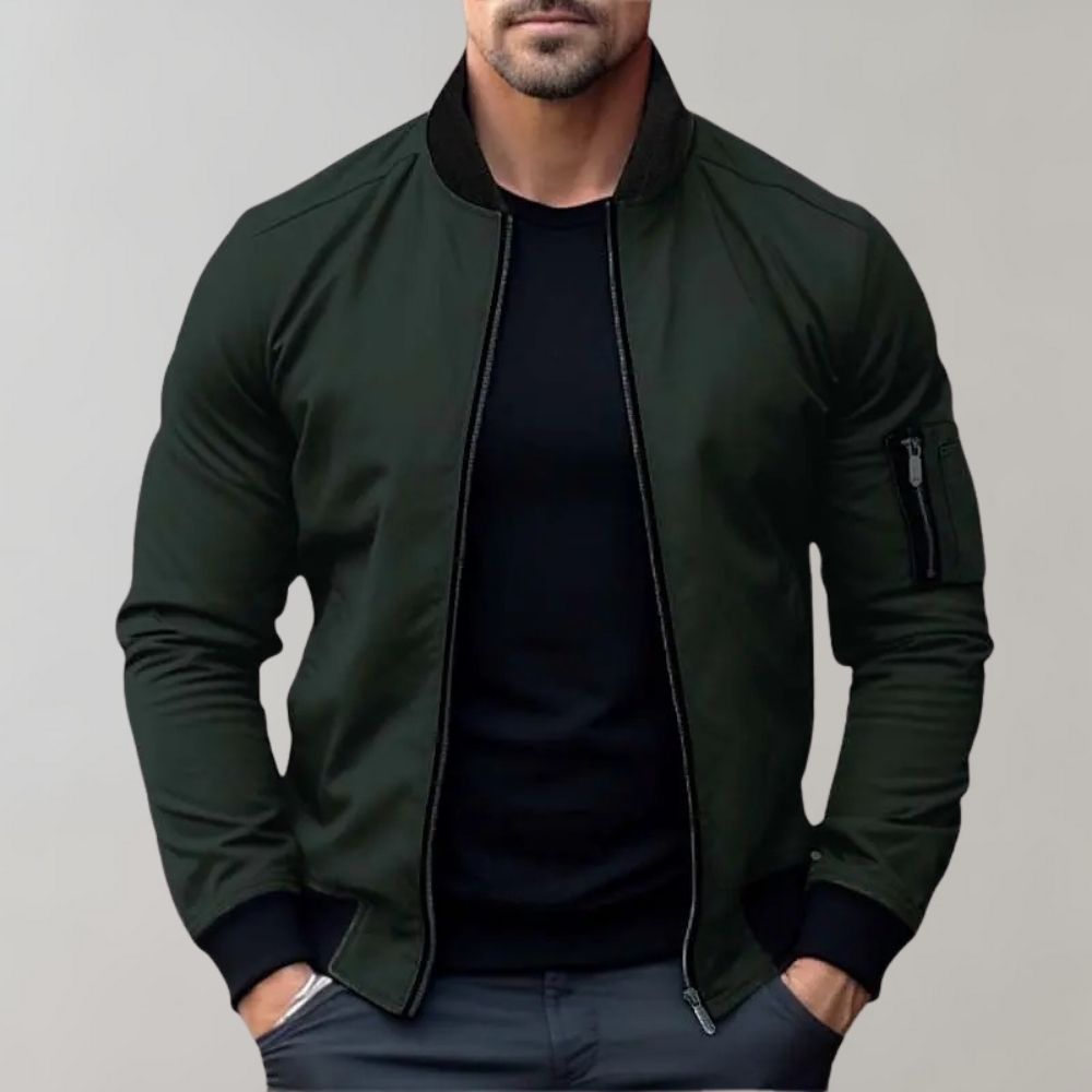Variant image for Men's Bomber Jacket Cotton Blend-16
