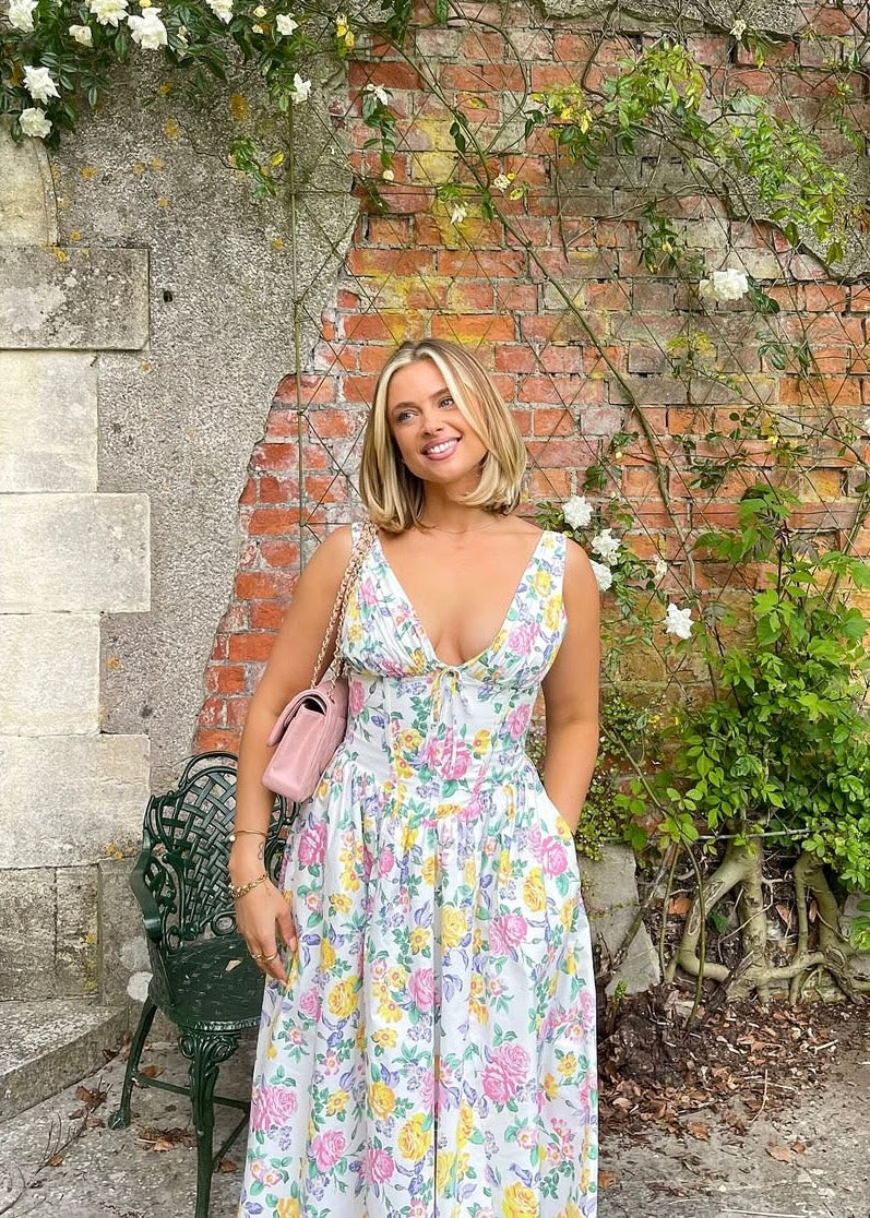 Women's Cotton Summer Dress Elegant Style-6