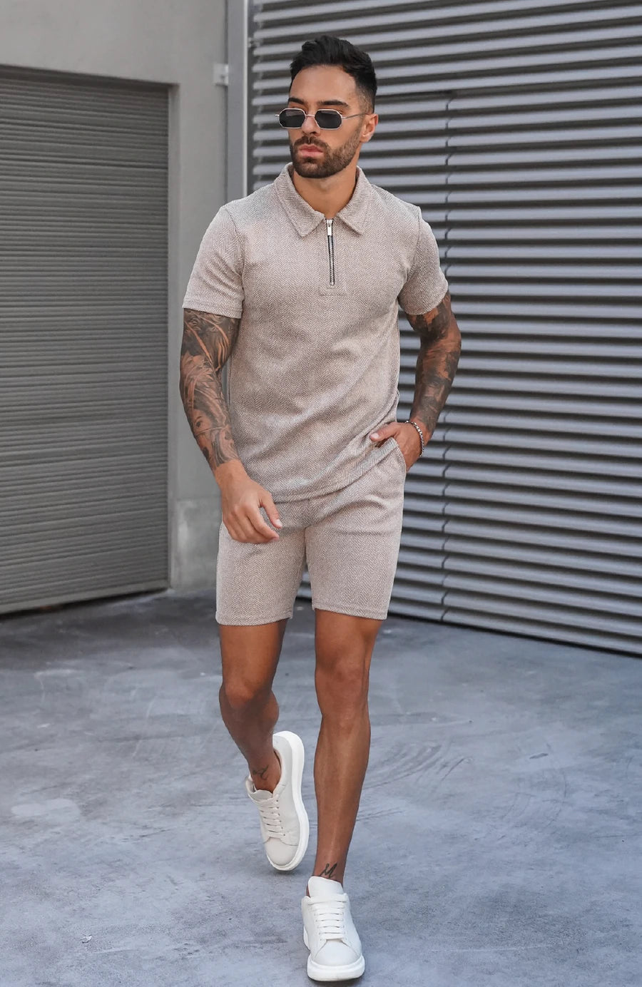 Men's Outfit | Stylish Summer Set in Comfortable Fabric-1