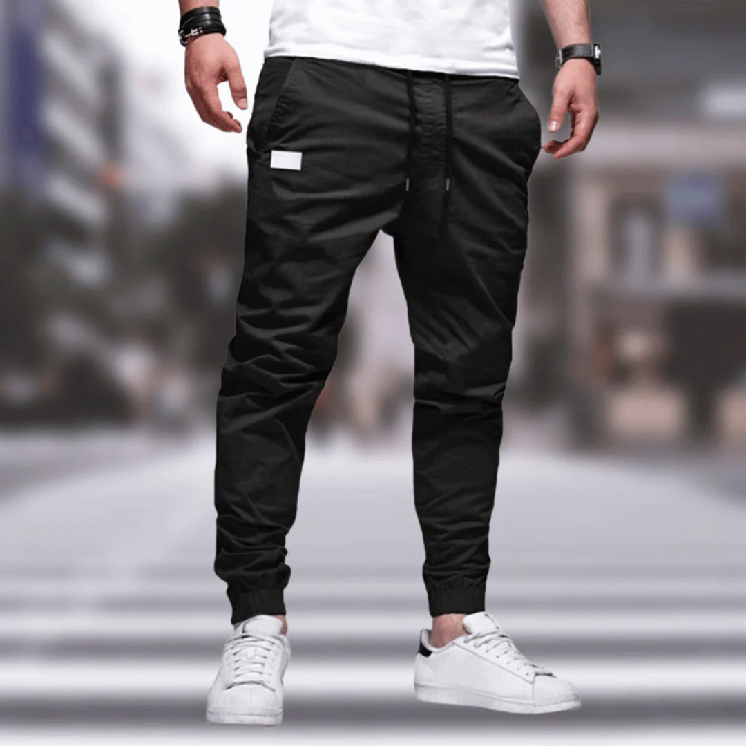 Variant image for Men's Black Polyester Cargo Pants-11