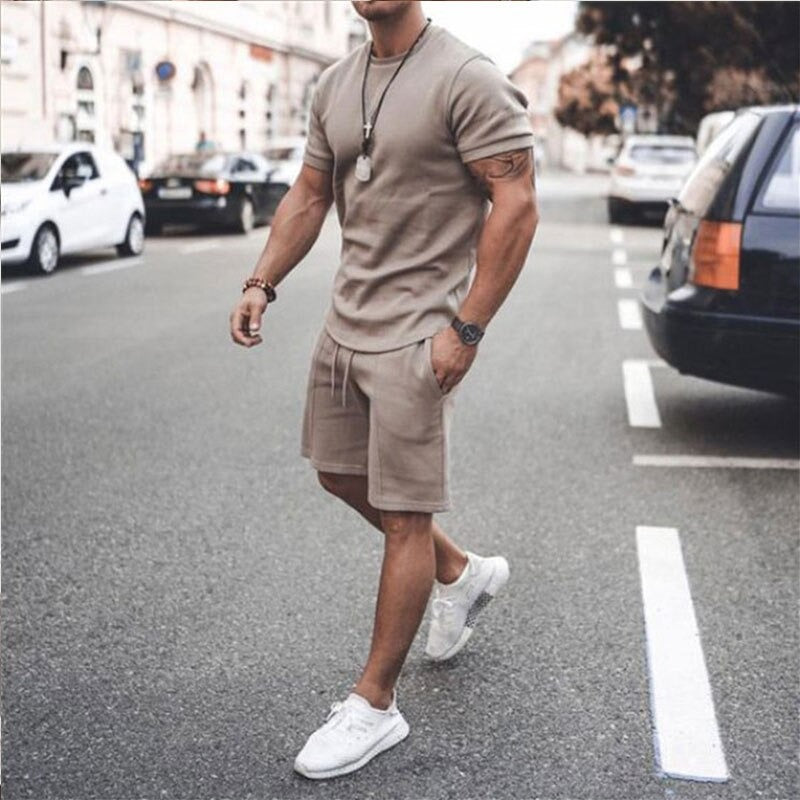 Stroll | Men's Shorts and T-Shirt Set-5