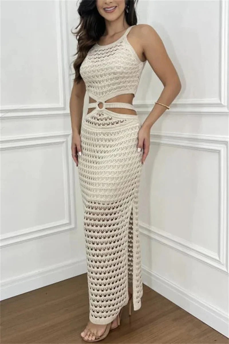 Women's Handmade Crochet Two-Piece Set-3
