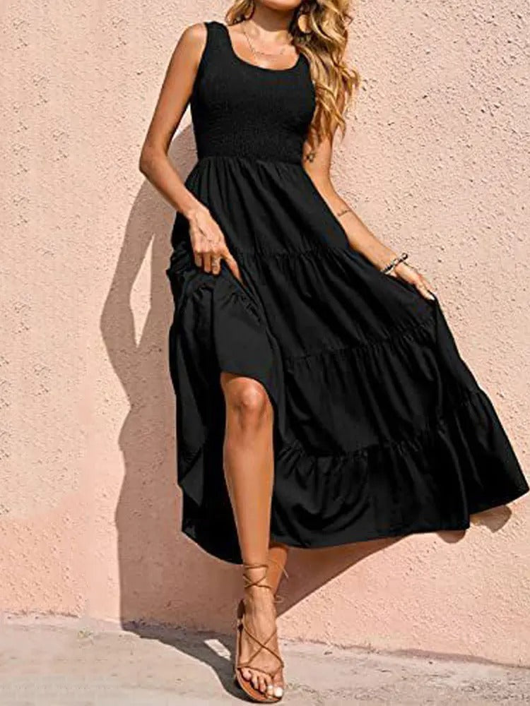 Variant image for Women's Maxi Dress Polyester Summer Style-13