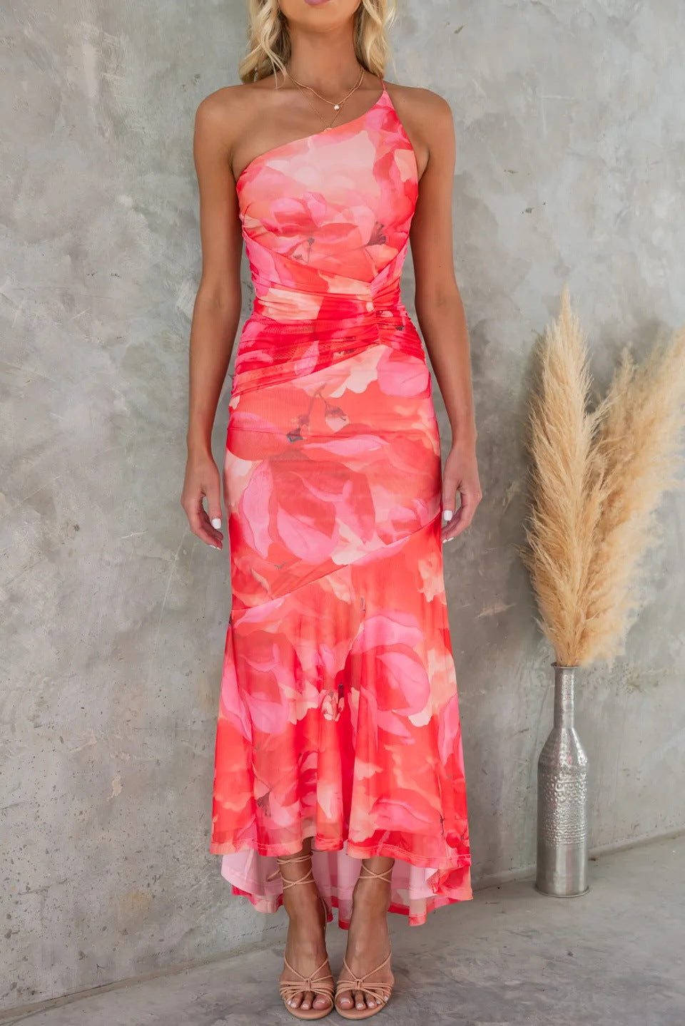 Variant image for Women's Cotton Maxi Dress Pleated-5