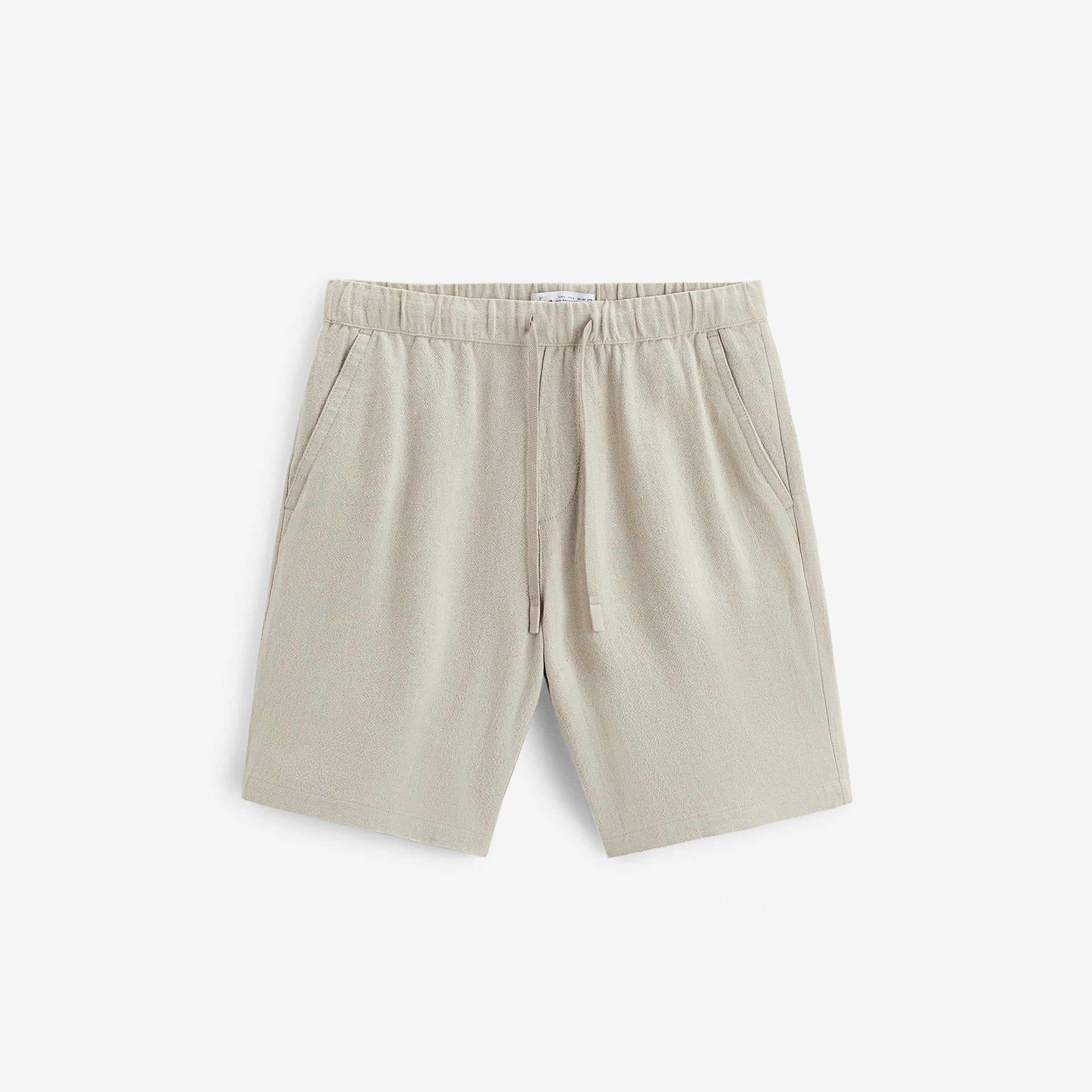 Men's Casual Shorts Linen Cotton-5