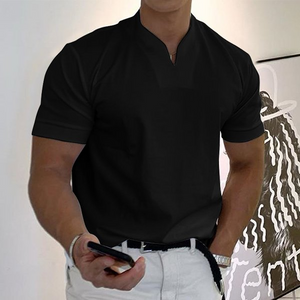 Men's Polo Shirt | Casual Short Sleeve Cotton Top-4