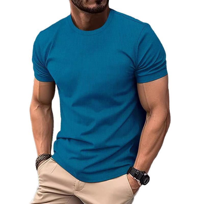 Men's T-Shirt Ice Silk Short Sleeve-2