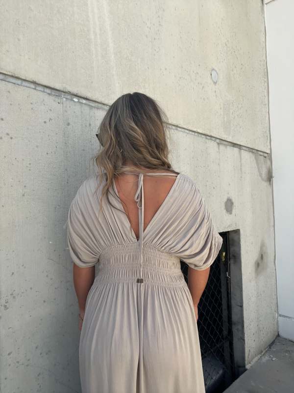 Nienke | V-Neck Maxi Dress for Women-6