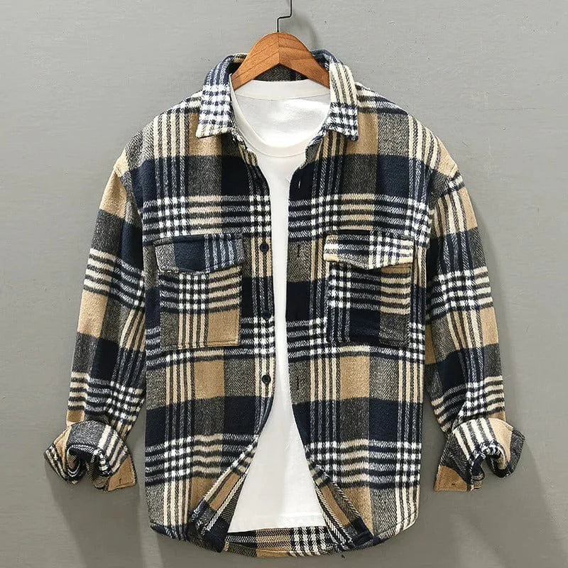 Vincent | Men's Checkered Flannel Shirt-2
