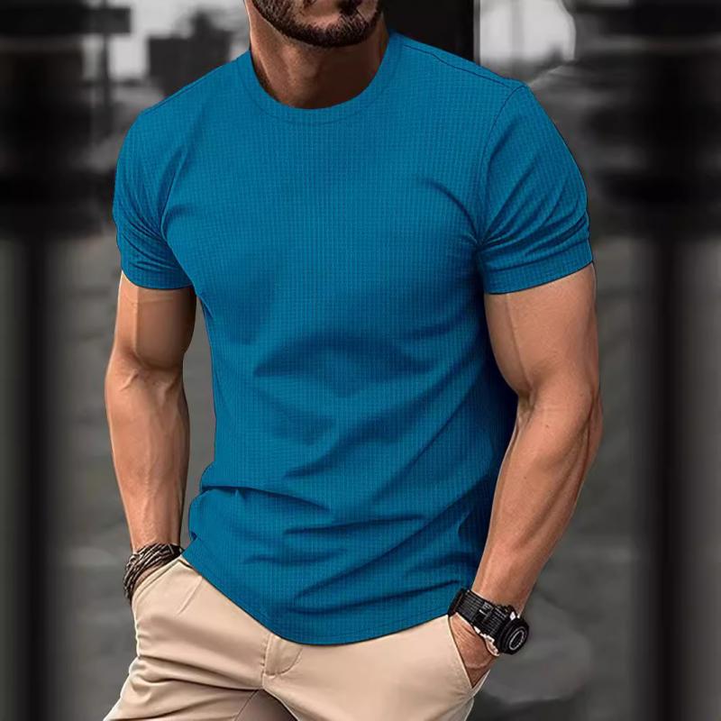 Men's T-Shirt Ice Silk Short Sleeve-1