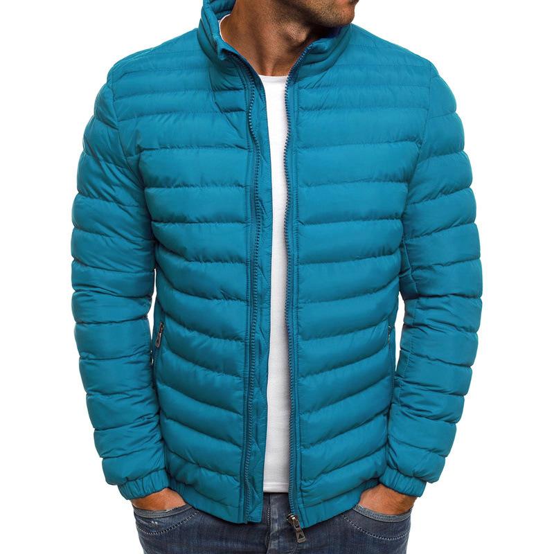 Men's Jacket Polyester Blend Padded Casual Winter Coat-2