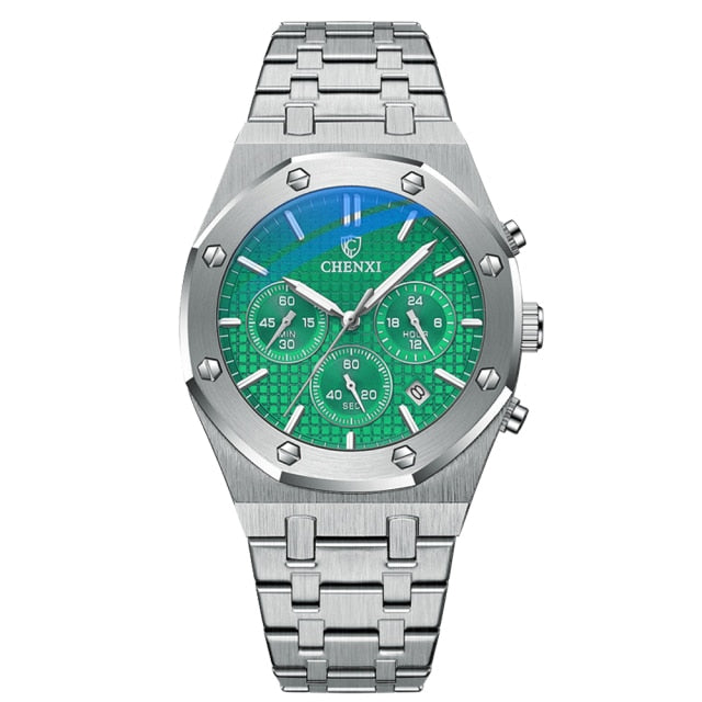Variant image for Men's Leather Watch Slim Design-5
