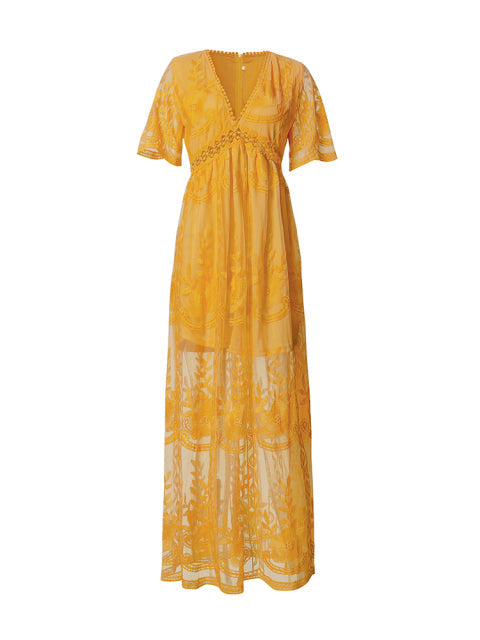 Variant image for Women's Cotton Summer Dress Boho Style-16