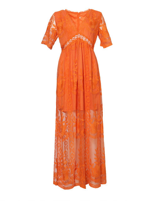 Variant image for Women's Cotton Summer Dress Boho Style-26