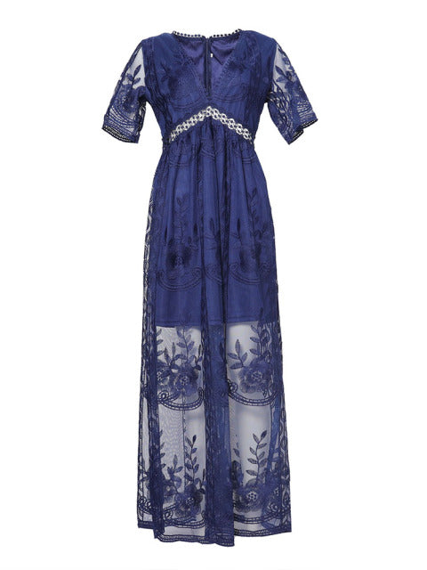 Variant image for Women's Cotton Summer Dress Boho Style-21