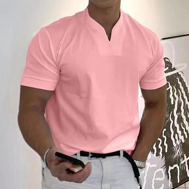 Men's T Shirt Cotton Casual Fit-3