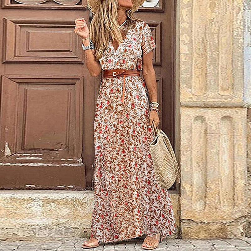 Variant image for Brianna | Women's Bohemian Maxi Dress for Summer-31