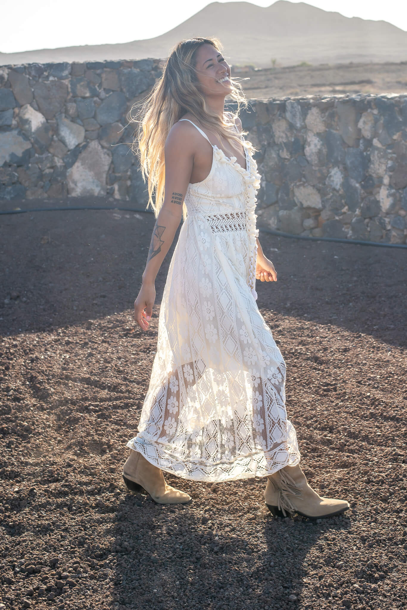 Women's Maxi Dress Lace Summer-6